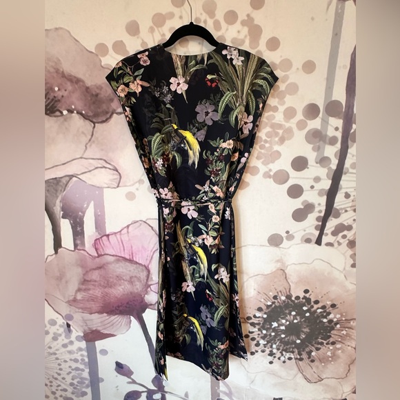 Floral Black Dress - Picture 3 of 4